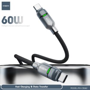 MOXOM MX-CB362 60W FAST CHARGING CABLE TYPE-C TO TYPE-C