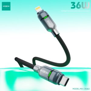 MOXOM MX-CB363 36W FAST CHARGING CABLE TYPE-C TO LIGHTNING