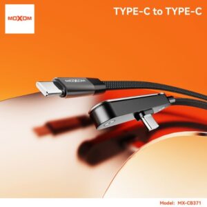MOXOM MX-CB371 1M STAND 60W FAST CHARGING C TO C CABLE