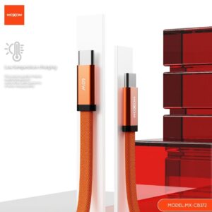 MOXOM MX-CB372 1M 60W FAST CHARGING ULTRA THIN TYPE-C TO TYPE-C