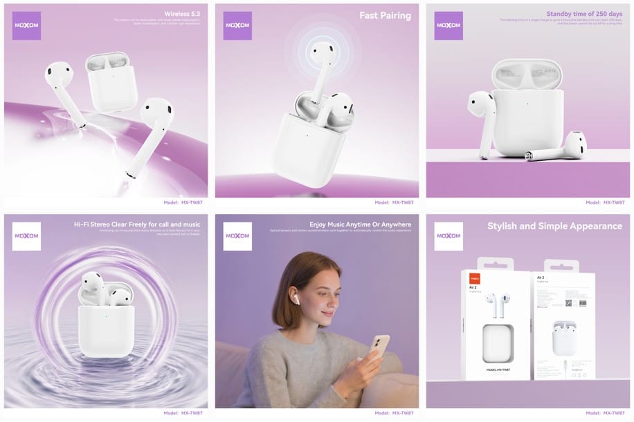 MOXOM MX-TW87 AIR 2 ORIGINAL CHIP - Image 2