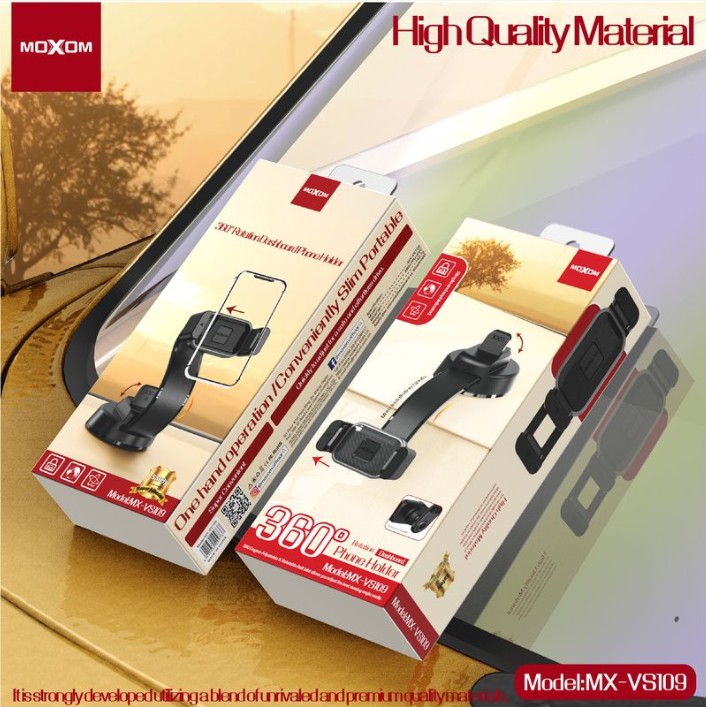 MOXOM MX-VS109 360 ROTATING DASHBOARD CLIP PHONE HOLDER - Image 2