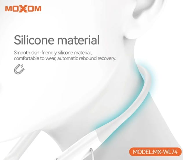 MOXOM MX-WL74 NECKBAND WIRELESS HEADSET - Image 3