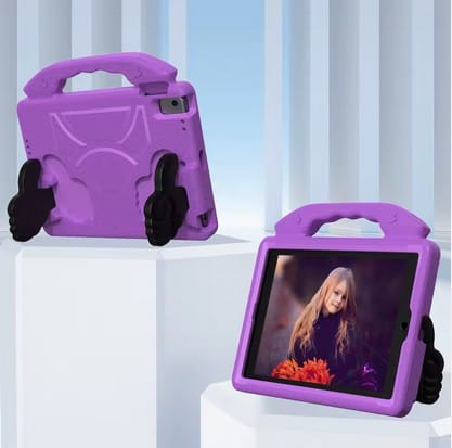 Purple Handle Case with Stand- iPAD