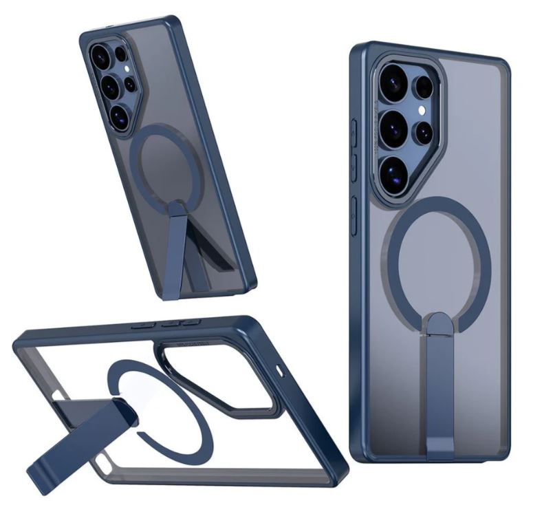 Blue MagSafe Crystal Stand Case - Samsung