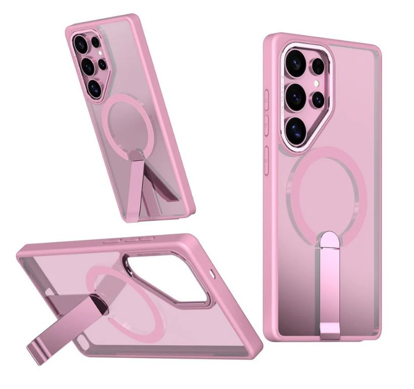 Pink MagSafe Crystal Stand Case - Samsung