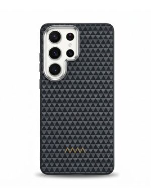 Black Carbon Fibre Back Case – Samsung