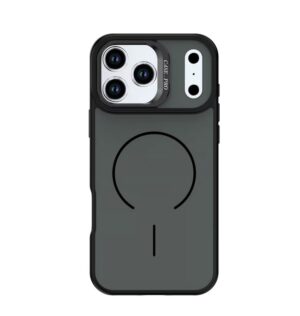 Black Matte Finish Magsafe Case With Camera Stand – iPhone