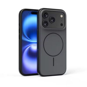 Black Matte Finish Magsafe Case – iPhone