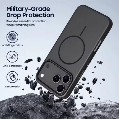 Black Matte Finish Magsafe Case – iPhone - Image 3