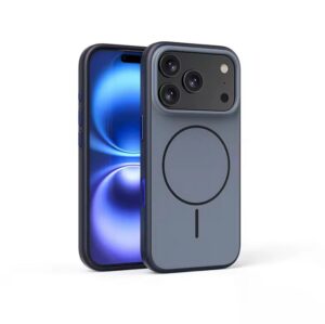 Blue Matte Finish Magsafe Case – iPhone