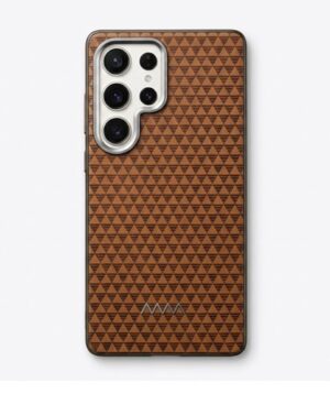 Brown Carbon Fibre Back Case – Samsung