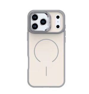 Grey Matte Finish Magsafe Case With Camera Stand – iPhone