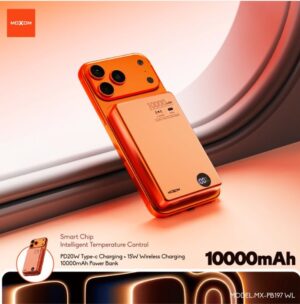 MOXOM 10000MAH ULTRA-THIN WIRELESS POWER BANK MX-PB197