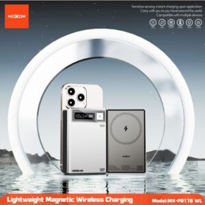 MOXOM 15W 10000MAH MAGNETIC WIRELESS CHARGING POWER BANK MX-PB178