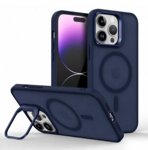 Blue Magsafe Case with Camera Stand - iPhone