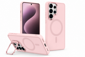 Pink Magsafe Case with Camera Stand - Samsung