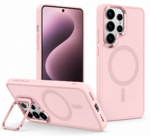 Pink Magsafe Case with Camera Stand - Samsung