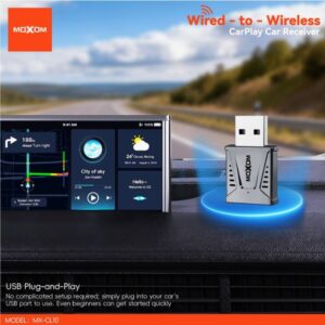 MOXOM MX-CL10 Wired - To - Wireless Carplay Receiver