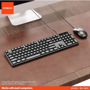 MOXOM MX-KB12 WIRED KEYBOARD AND MOUSE SET