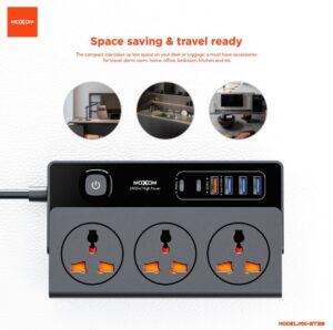 MOXOM MX-ST39 2M Lighthouse 9-In-1 Us Socket
