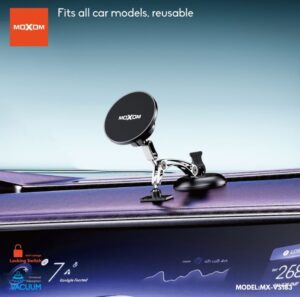 MOXOM MX-VS183 SUCTION-TYPE METAL 3-AXIS CAR HOLDER