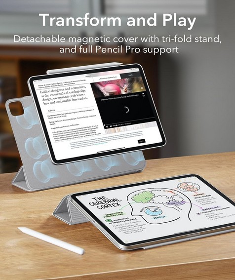 Grey Smart iPad Case -- iPad - Image 2
