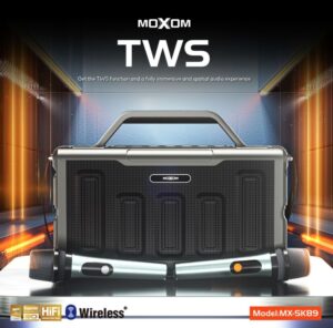 MOXOM 120W PORTABLE OUTDOOR SPEAKER MX-SK89