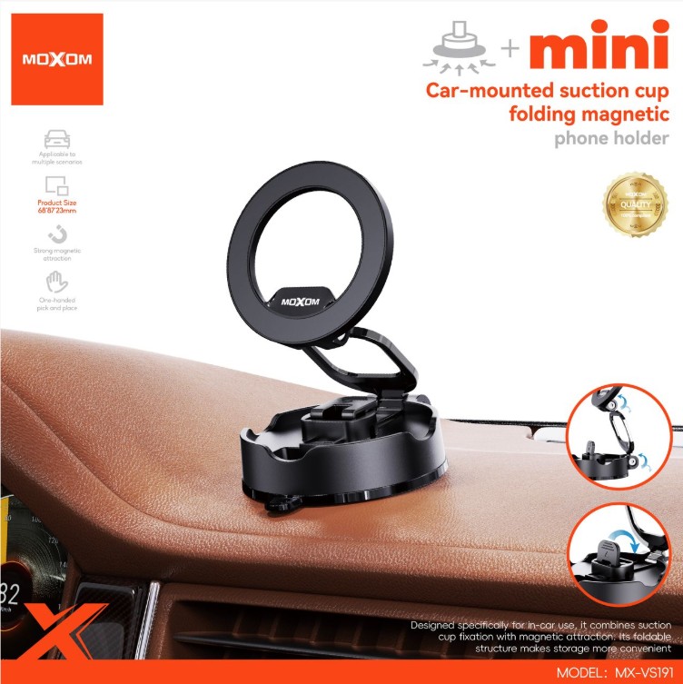 MOXOM FOLDABLE MAGNETIC CAR PHONE MOUNT MX-VS191