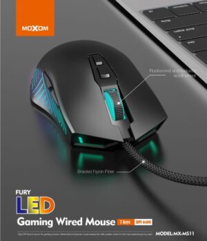 MOXOM LED GAMING WIRED MOUSE MX-MS11