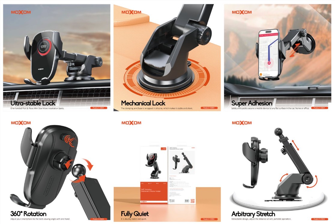 MOXOM LX-VS804 DASHBOARD PHONE HOLDER - Image 3