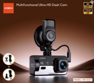 MOXOM MULTIFUNCTIONAL ULTRA-HD DASH CAM MX-DC01