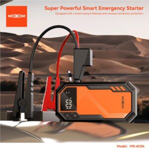 MOXOM PORTABLE EMERGENCY STARTER POWER SUPPLY MX-AC04