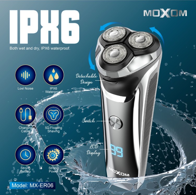 MOXOM REFINEMENT LCD ELECTRIC SHAVER MX-ER06