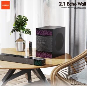 MOXOM SOUNDBAR AND SUBWOOFER SPEAKER MX-SK95