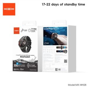 MOXOM WATER-RESISTANT SMARTWATCH MX-WH28