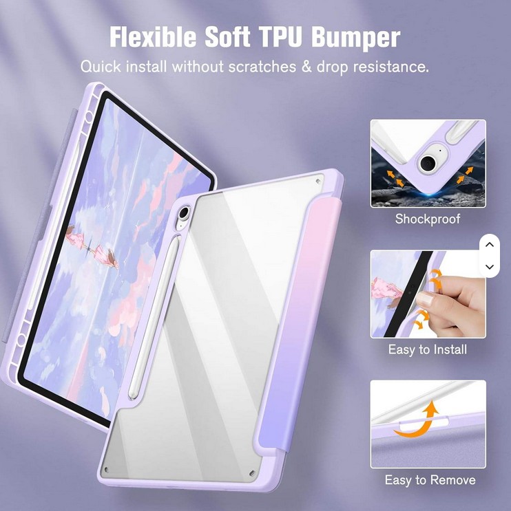 Lavender Smart Tablet Case -- Samsung - Image 2