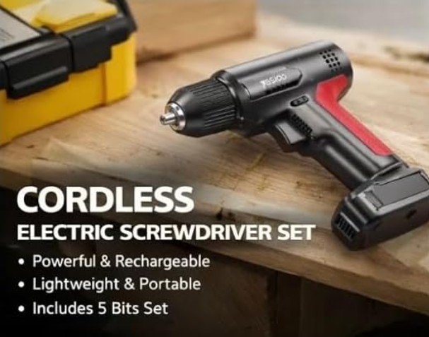 YESIDO ELECTRIC SCREWDRIVER TOOLSET-CORDLESS EC36 - Image 3