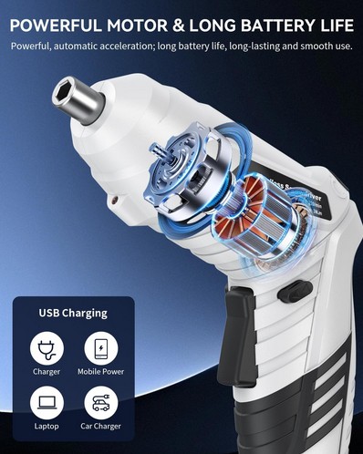 YESIDO ELECTRIC SCREWDRIVER TOOLSET EC34 - Image 2
