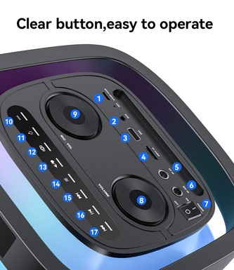 YESIDO SPEAKER YSW29 - Image 2