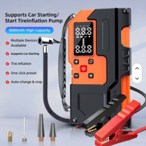 MU-006-A AIR INFLATOR WITH JUMP STARTER 37WH