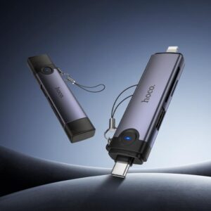 HOCO 3-IN-1 CARD READER TYPE-C / LIGHTNING HB56B