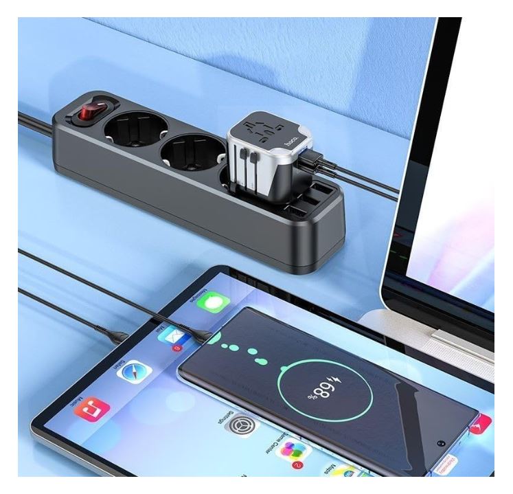 HOCO AC35 ULTRA-THIN UNIVERSAL CONVERSION CHARGER - Image 4