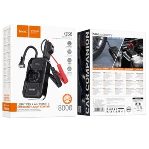 HOCO AIR PUMP & JUMP STARTER 8000MAH QS6
