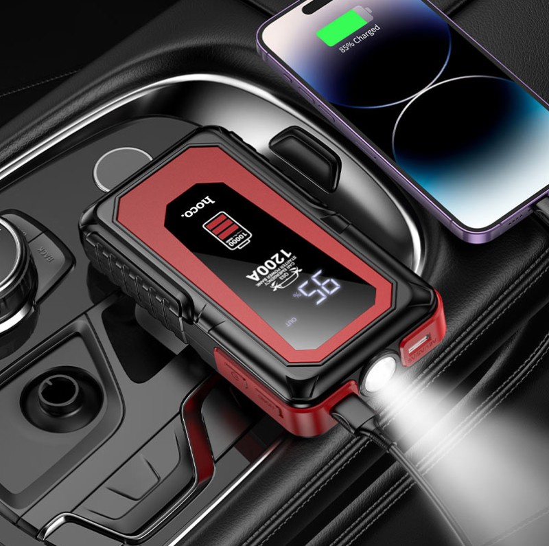 HOCO EMERGENCY STARTER POWER BANK 10000MAH QS3 - Image 4