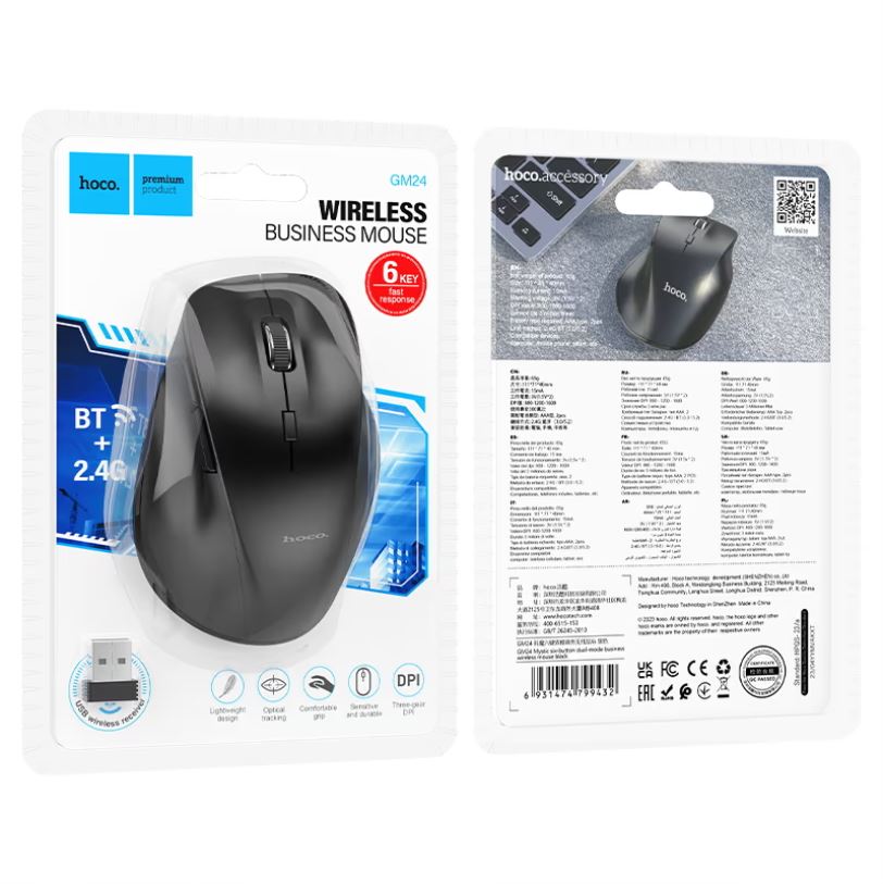HOCO GM24 DUAL-MODE WIRELESS MOUSE