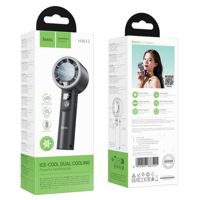 HOCO HANDHELD FAN HX612 - Image 2