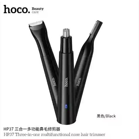 HOCO HP37 THREE-IN-ONE NOSE HAIR TRIMMER - Image 2