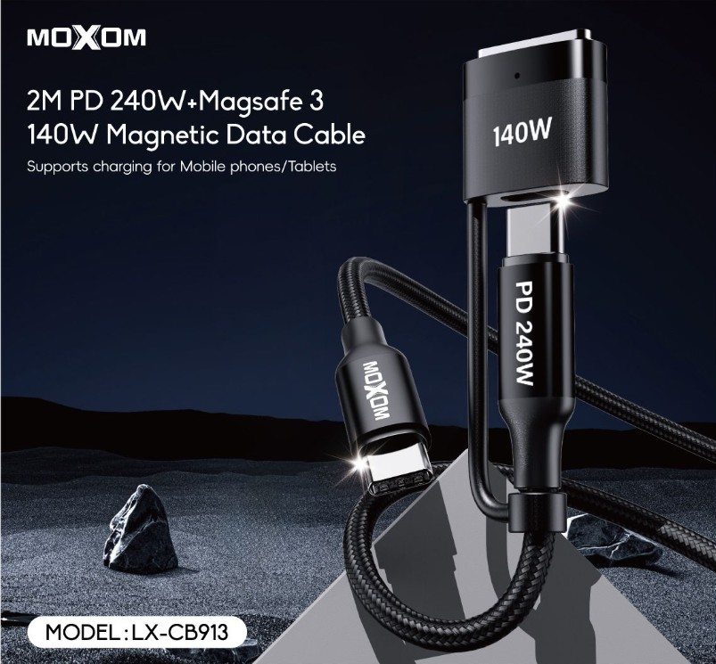 MOXOM 2M PD240W MAGSAFE CABLE LX-CB913 - Image 2