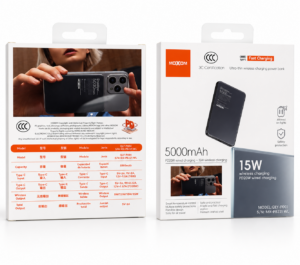 MOXOM 5000MAH ULTRA-THIN WIRELESS POWER BANK MX-PB221 WL